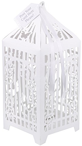 Briefbox / Geschenkbox Voliere - Nostalgische Briefbox mit Schmetterlingen für Hochzeitskarten und Geldgeschenke