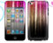 wortek Skin Schutzfolie für Apple iPod Touch 4 4G in Schwarz Lila Sternschnuppe