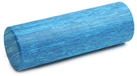 Yogistar Rolle für Faszien/Pilatesrolle Pro Premium Plus Blue Marble (45 cm)