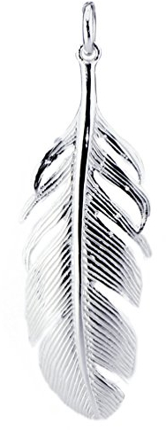 DUR Schmuck Anhänger Feder aus 925 Silber