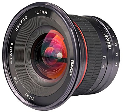 Ultra-Weitwinkelobjektiv für Micro 4/3 Passend für Olympus und Panasonic Lumix MK-12mm-F/2.9