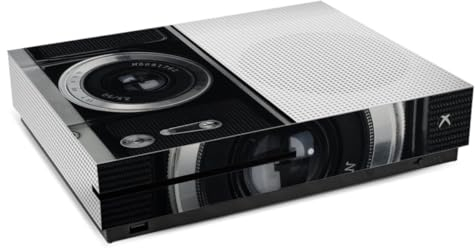 DeinDesign Skin kompatibel mit Microsoft Xbox One S Folie Sticker Fotografie Kamera Objektiv