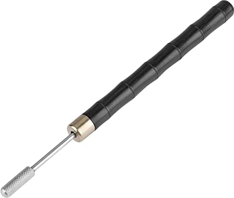 Edge Dye Roller Pen, Leder Kante Stift Sandelholzgriff Edelstahl Top Edge Farbroller Ölstift Gürtel Finisher Leder DIY Handwerk