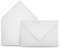 50 Briefumschläge DIN C6 Weiss - 11,4 x 16,2 cm - Kuverts mit 100 g/m² Nassklebung spitze Klappe - Umschläge ohne Fenster - Colours-4-you