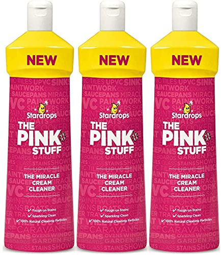 Pink Stuff The Pink Stuff Stardrops Cleansing Cream, Pack of 3 x 500 ml