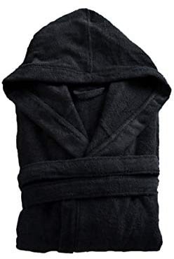 The House Of Emily Turkish Cotton Terry Towelling Hooded Bathrobe Dressing Gown for Men and Women Soft and Highly Absorbent