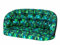 HOBBYGARDEN Stuhlkissen Kissen für Rattansessel Bankkissen Schaukel Gartenkissen Schaukelauflagen Liegekissen Auflagen Kissen Ruheplatz, 106 x 50 cm, Blaues Blätter
