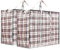 Laundry Bag Heavy Duty Storage Bags Reusable Strong Clothes Storage Bags Zip Nylon Large Boxes for Moving House Clothing & Wardrobe Storage (Pack of 2)