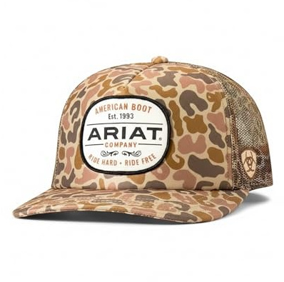 Ariat Herren Duck Camo Patch Cap, Camo/Beige, Einheitsgr e