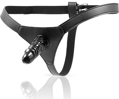 BDSMYEE Strap On Gode , Gode Ceinture Réglable Gode Anal Masturbateur Plaisir Jouets Sexuels pour Couples Lesbiens Débutants