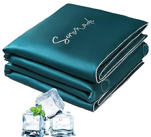 lsxlkha Sommer Einfacher EIS-Seiden-Quilt, Doppelseitige Kühler Zum Schlaf Fürs Bett, Halten Sie den Körper kühl für heiße Schläfer und Nachtschweiß 200x230cm/79x90in