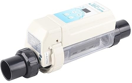 BROLEO Générateur de Chlorinateur Machine électrolytique de Piscine électrolyseur Chlorinateur de Piscine d'eau de Spa ≤8 pour Les Alternatives au Chlore Ec20