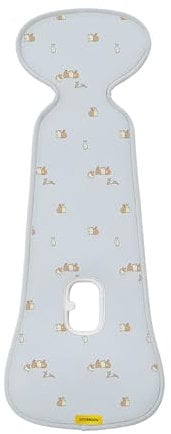 Aeromoov - Baby Sitzauflage Air Layer - Einlage Für Autositz oder Kinderwagen - Gruppe 1 - Antischwitz Sommerbezug - Bio-Baumwolle - Bunnies