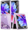 Yutwo Cover per Samsung Galaxy Z Flip 6, Custodia in Liquido Quicksand con Brillantini, Trasparente Silicone Morbido Ultra Sottile TPU Antiurto Case per Samsung Galaxy Z Flip 6