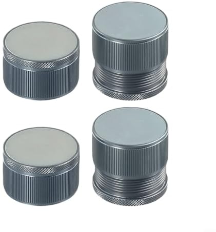 Zuverlässige Betterhöhungen aus Aluminiumlegierung, verstellbare Sofatisch-Hebebühne, erhöhen die Speicherkapazität (4 Stück, grau)