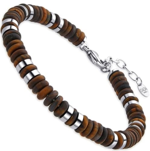 Dada Gioielli - Herren-Armband mit natürliche Edelsteine