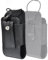 HYS PU-Radio-Tasche, Gürtelhalter mit Gürtelclip, kompatibel mit Baofeng Kenwood Quansheng Motorola Walkie Talkie, Schwarz , modisch