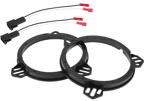 RATCHROLL Lautsprecher-Abstandshalter Ring Für FIAT 500 Seit 2007 2 Set | ABS Material, 6.5 Lautsprecher, ID 152mm, OD 174mm, Tiefe 16.7mm, Für Fiat 500X/500L, Für Fiat New Panda Seit 2012