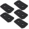 FUANA Set di filtri in schiuma per asciugatrice compatibile con Bosch per Siemens Serie 4 8 Home Professional Black Laundry Accessories 5 Pack