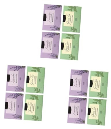 VICASKY 12 Boxen Facial Oil Blotting Paper Boxen Gesichtsöl-absorbierende Tücher Hautpflege Gesichtsreinigung für Männer und Frauen mit Lavendel Grüntee-duft Ölfreie Make-up Pflege