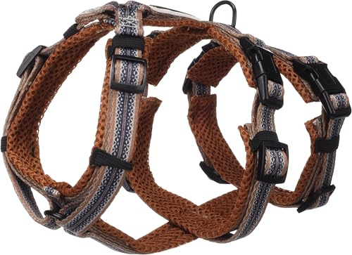 Flamingo Hund Sicherheitsgeschirr Ubud Schwarz XS 28-52cm 32-50cm 28-46cm 15mm