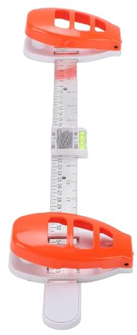 Generic Werkzeug Zum Aufhängen von Bildern, Lineal Zur Rahmenpositionierung mit Integrierter Wasserwaage für die Wanddekoration, Robustes ABS-Material, Doppelfunktionsdesign, Müheloses