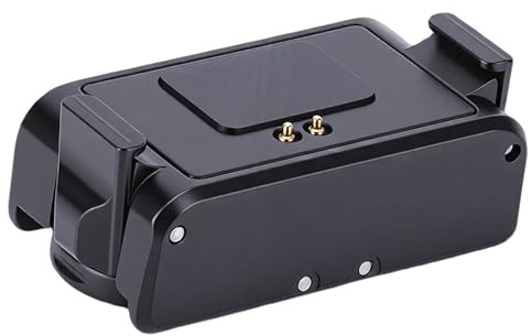 Zunate Black Aluminum Alloy Camera Charging Adapter Base Fit for DJI Osmo Nano - Arrow Storage Case & Secure Fixation