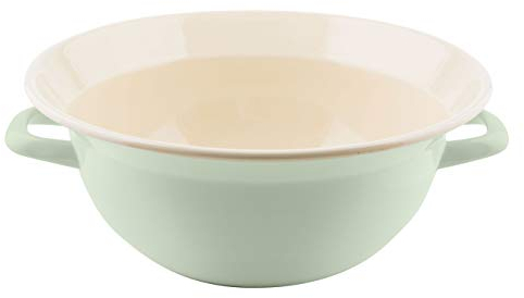 Riess, 0295-006, Weitling 26, CLASSIC - BUNT/PASTELL, Farbe Nilgrün, Durchmesser 26 cm, Höhe 10.8 cm, Inhalt 3.5 Liter, Emaille, Schüssel, Induktion