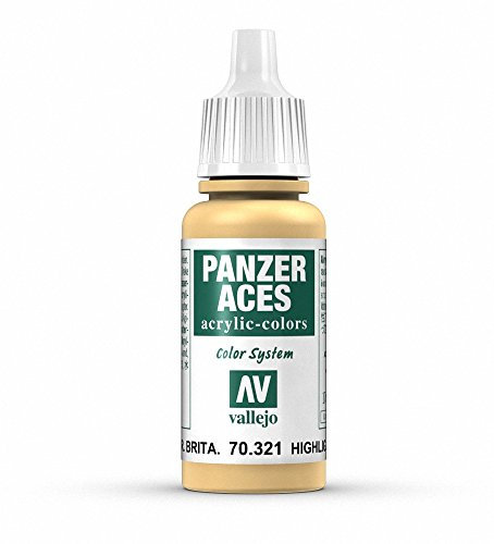 Vallejo Panzer Aces 17 ml Acrylic Paint - Highlight British Tank Crew