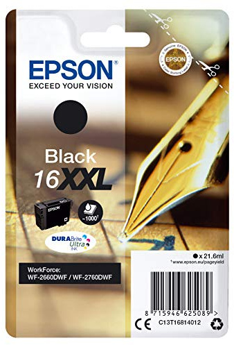 Epson C13T16814012 - Black 16XXL DURABRITE Ultra Ink