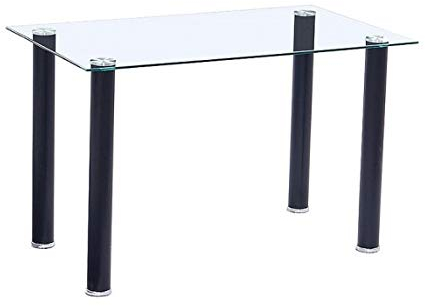 Mobelcenter - Mesa Comedor Cristal Transparente - 140x75cm (0856)