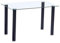 Mobelcenter - Mesa Comedor Cristal Transparente - 140x75cm (0856)