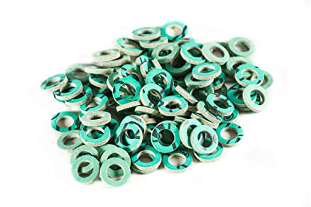 KINETICS LINE Fiber Flachdichtung 1/4 Zoll (10.7 x 6 x 2 mm) 100 Stück Sanitär, Heizung, Klima, Lüftung, Rohrleitungs und Garten (bis zu 180°C)