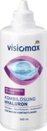 VISIOMAX Kontaktlinsen-Pflegemittel Kombilösung mit Hyaluron, 1 x 360 ml Medizinprodukt