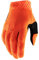 100% RIDEFIT Motocross-Handschuhe – MX Dirt Bike & Powersport Reitausrüstung für Herren (SM – Fluo Orange/Schwarz)