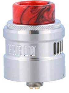 GeekVape Baron RDA 24mm Töpfler Verdampfer Tank (silber)