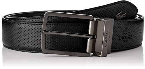 Lacoste Herren RC4002 Gürtel, Noir, 100 cm