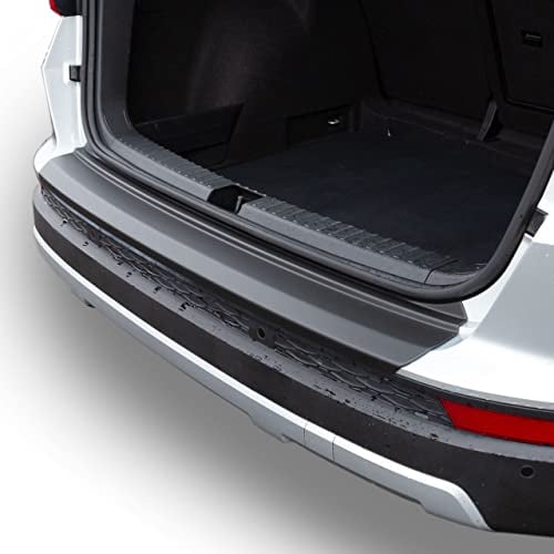 Travall Stoßstangenschutz Kompatibel mit SEAT Ateca (2016-) - Ladekantenschutz Fahrzeugspezifischer Schwarzer Stoßstangenschutz aus Kunststoff