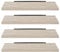 EUGAD Wandregal Wandboard 4er Set Hängeregal Holz Board Modern Sonoma Eiche 100x22,9x3,8cm 0041QJ-4