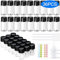 36 Stück Probe Glasflaschen Leer Tragbare Ölflasche Transparent Mini Glasflaschen Leere Glasflasche für Aromatherapie Parfüm Ätherisches Düfte Öl 2ml/3ml