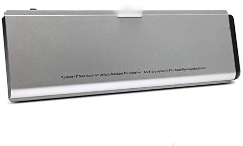 10.8V 50Wh A1281 A1286 Remplacement de la Batterie d’Ordinateur Portable pour MacBook Pro 15'' (2008 Version) MB772 MB772LL/A MB470LL/A MB471LL/A MB772J / A