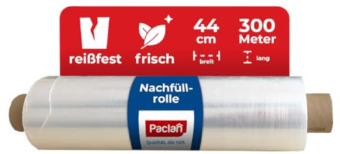 Paclan Rouleau de film étirable 300 m x 44 cm