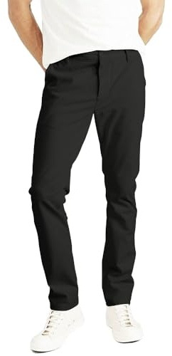 Dockers Herren Smart Supreme Flex Skinny Jeans, Schwarz, 30W / 34L EU