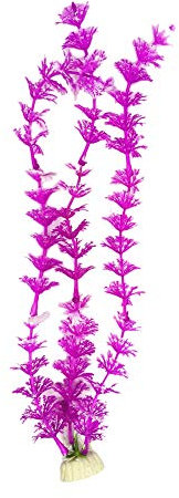 Sytaun Artificial Water Grass Fish Tank Landscaping Aquatic Plant Aquarium Weed Light Purple
