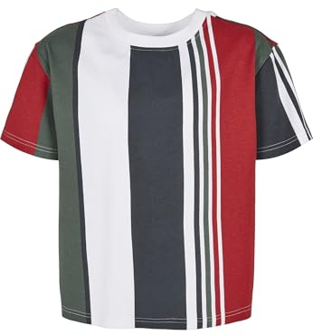 Urban Classics Herren Boys Heavy Oversized Big AOP Stripe Tee