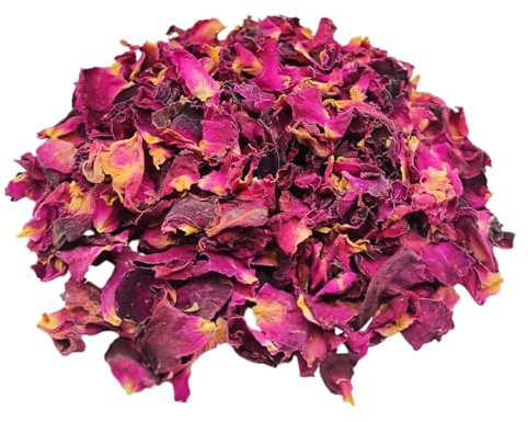 Pétales De Rose Entiers Comestibles Séchés 40g - 1,95kg Qualité Premium (220 grammes)