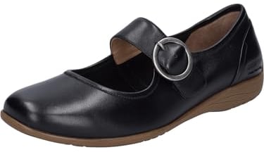 Josef Seibel Femme Ballerines à lanières Fenja 18, Dame Ballerines,Largeur G (Normale),Chaussures d'été,Ballerines,Noir (Schwarz),38 EU / 5 UK