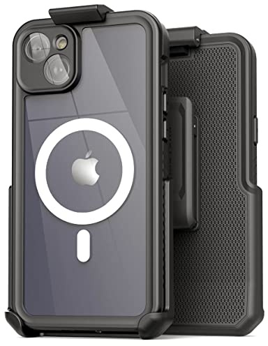 Encased Waterproof Case for iPhone 14 with Belt Clip Holster (Compatible with MagSafe)