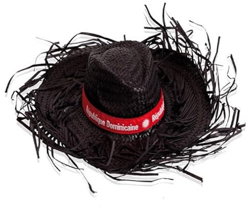 SILABA TONICA Sombreros de Paja Estilo Caribeños - Pack de 10 Sombreros Para Hombre y Mujer - Cinta del Color que Elijas - Sombrero Latino para Despedidas y Fiestas