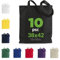 Baumwolltaschen | Einkaufstasche | Stofftasche Canvas | Jutebeutel, Stoffbeutel, Einkaufstasche, Tragetasche Canvas-Stoff | Lange Henkel | 100% Baumwolle, starke Tasche, waschbar,140gsm 38x42cm